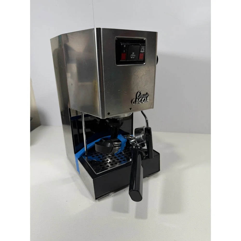 Gaggia Classic Espresso Machine Stainless Steel Italian Coffee Maker Silver